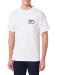 Vans Mens Back Patch T-Shirt, Black/White