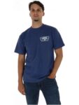 Vans Mens Back Patch T-Shirt, Navy/White