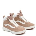 Vans Womens Canvas High-Top Trainers – Brown – Sizes 4.5