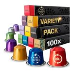Variety Pack: 100 Nespresso-Compatible Pods (9 Varieties) – £20.99 S&S Voucher