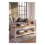Vida Designs Arlington Coffee Table Shelf Storage Living Room