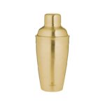Viners Cocktail Shaker 500ml Stainless Steel with Brushed Gold Finish
