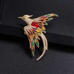 Vintage Red Robin Bird Brooch for Women, Crystal Rhinestone Animal Lapel Pin with Flower Branch – Amazon Haul Global