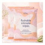 Vital Flushable Intimate Wipes