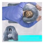 Vitrectomy Postoperative Recovery Pillow with Adjustable Stand (Grey)