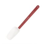 Vogue Heat-Resistant Spoonula, 14in, Red White, Dishwasher Safe, L030