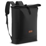 VonShef Roll-Top Cooler Backpack, 26L Insulated Picnic Backpack with Padded Shoulders & Removable Cooler Insert, Water-Resistant