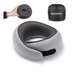 WANDER Ergonomic Travel Neck Pillow for Airplane and Train