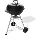 WEBER Compact 47 cm Portable Kettle Charcoal BBQ – Black w/ code