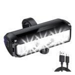 WIAZUQS Front Bike Light 1700 Lumens Rechargeable IPX5 4 Modes