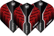 WINMAU Dart Flight – Prism Delta Extra Thick 100 Micron – 1 Satz pro Packung (insgesamt 3 Dart-Flights) – Professionelles Dart Zubehör