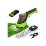WORKPRO 7.2 v Cordless Hedge Trimmer & Grass Shear with Removable Battery