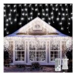 WOWDSGN Icicle Lights 660 LEDs, 15m5m Outdoor Waterproof, 8 Modes