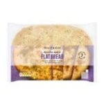Waitrose Roasted Garlic Flatbread 240g