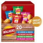 Walkers Classic / Meaty Variety Multipack Crisps Box 20x25g