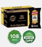 Walkers Crisps BBQ Sauce Sharing Multipack Snacks 108 x 25g (BBE 26/9/26 -18p a bag) – Sold by Walkers Crisps Official Store (UK Mainland)