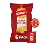 Walkers Ready Salted Multipack Crisps 6x25g