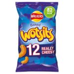 Walkers Wotsits Really Cheesy Multipack Snacks Crisps 12×16.5g