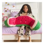 Walter the Watermelon Cuddle Cushion Novelty Reading Pillow