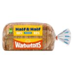 Warburtons Half & Half Medium Bread 800g (Clubcard Price)