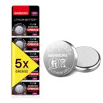 Warriors 5X CR2032 Batteries, 3V 240mAh Lithium Coin Batteries – Sold by Chelsea & Co / FBA