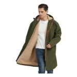 Waterproof Winter Coat, Sherpa Lined Hooded Parka,