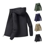 Waterproof Zip-up Hooded Jacket for Men Outdoor