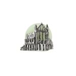 Whitby Abbey Brooch – Glow in the Dark