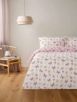 White Beautiful Butterflies Reversible Duvet Set (free C&C)