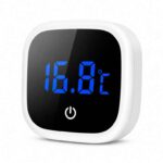 White Digital Aquarium Thermometer, Wireless LED Touch (w/voucher)