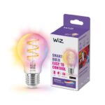 WiZ Smart Colour Filament Vintage Bulb, E27, E17, 6.3W, Connected WiFi – Prime Exclusive