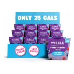 Wibble Jelly Pots, Forest Fruits, 12 Pack, Plant Based, 25 Cals, Low Calorie,