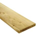 Wickes Kiln Dried Treated Sawn Timber – 22 x 150 x 3000mm – Free C&C