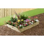Wickes Modular Rectangular 78L Raised Bed – 145 x 600 x 900mm – Free C&C
