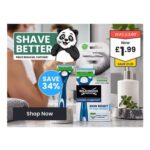 Wilkinson Sword Hydro Razor & Sensitive After Shave Lotion Now £1.99 Each