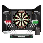 Winmau Diamond plus Dartboard Cabinet Set
