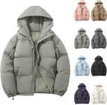 Winter Coats for Women Uk Quilted Hooded Zip Up Warm Puffer WomenS Jackets
