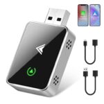 Wireless CarPlay Adapter, Android Auto Wireless Adapter, Plug & Play, Convert Wired CarPlay to Wireless – Sold by Nice Wealth / FBA