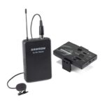 Wireless Microphone – Samson Go Mic Mobile Lavalier Wireless System with PXD2 Beltpack & LM8 Microphone for Smartphones – Black