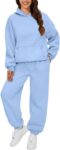 Womens 2 Piece Tracksuit Set Long Sleeve Top Trousers