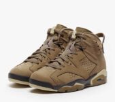 Womens Air Jordan 6 Retro GTX Brown Kelp/Team Gold/Shadow Brown, Size 3-5