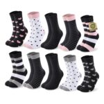 Womens Crew Socks X 10 Pairs