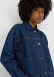 Womens Indigo Denim Shacket in S & M 99p C&C