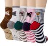 Womens Novelty Animal Pattern Crew Ladies Socks 5 Pairs UK 4-8 – Sold by FANRADE / FBA