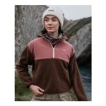 Womens Recycled Polar Fleece Half Zip