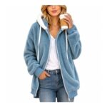 Womens Teddy Fleece Winter Coat