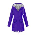 Womens Waterproof Rain Jacket and Windbreaker