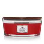 WoodWick Ellipse Scented Candle Crimson Berries with Crackling Wick Burn Time: Up to 50 Hours