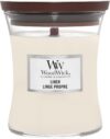 WoodWick Medium Hourglass Scented Candle Linen with Crackling Wick Burn Time: Up to 60 Hours