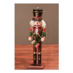 Wooden Nutcracker Soldier Figurine Christmas Ornament